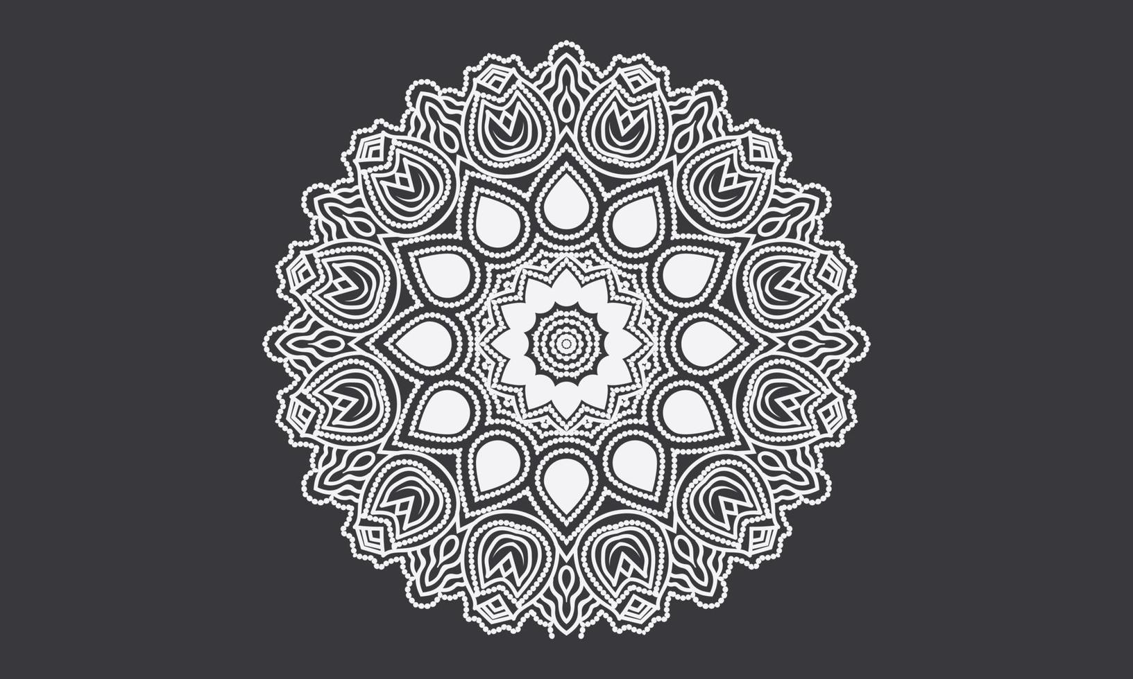 Abstract background. Luxury ornamental mandala design. vector