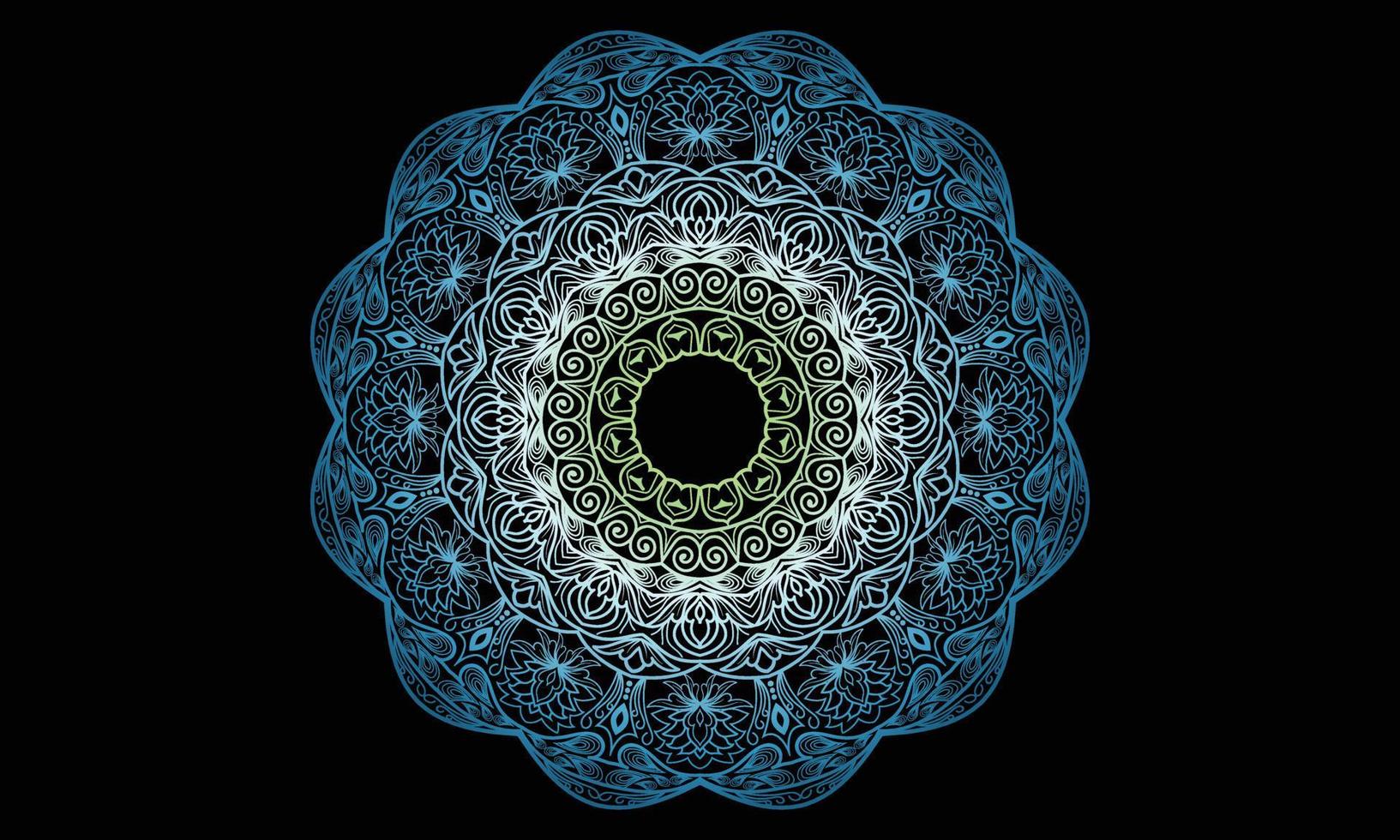 fondo abstracto. diseño de mandala ornamental de lujo. vector