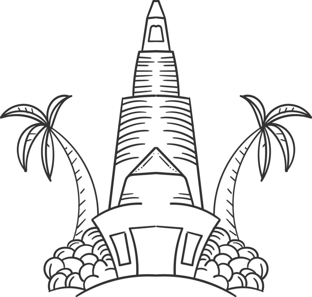 mecusuar hand drawn logo line vector