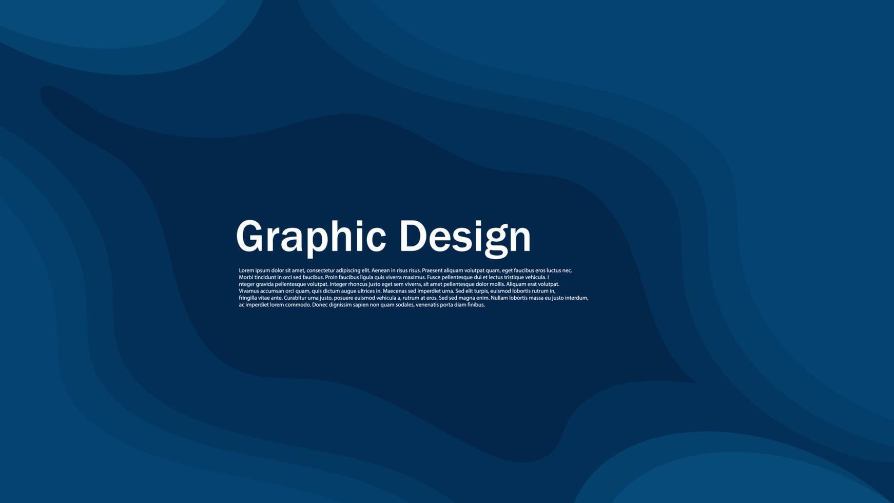 abstract multiple blue curve overlap with text, dynamic wave graphic layout background vector