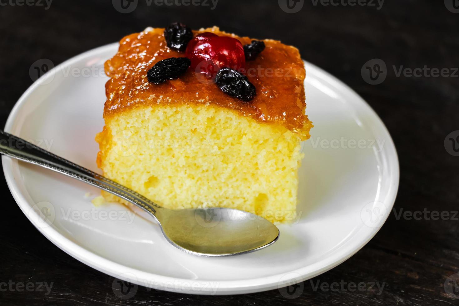 Fruit cheese cake photo