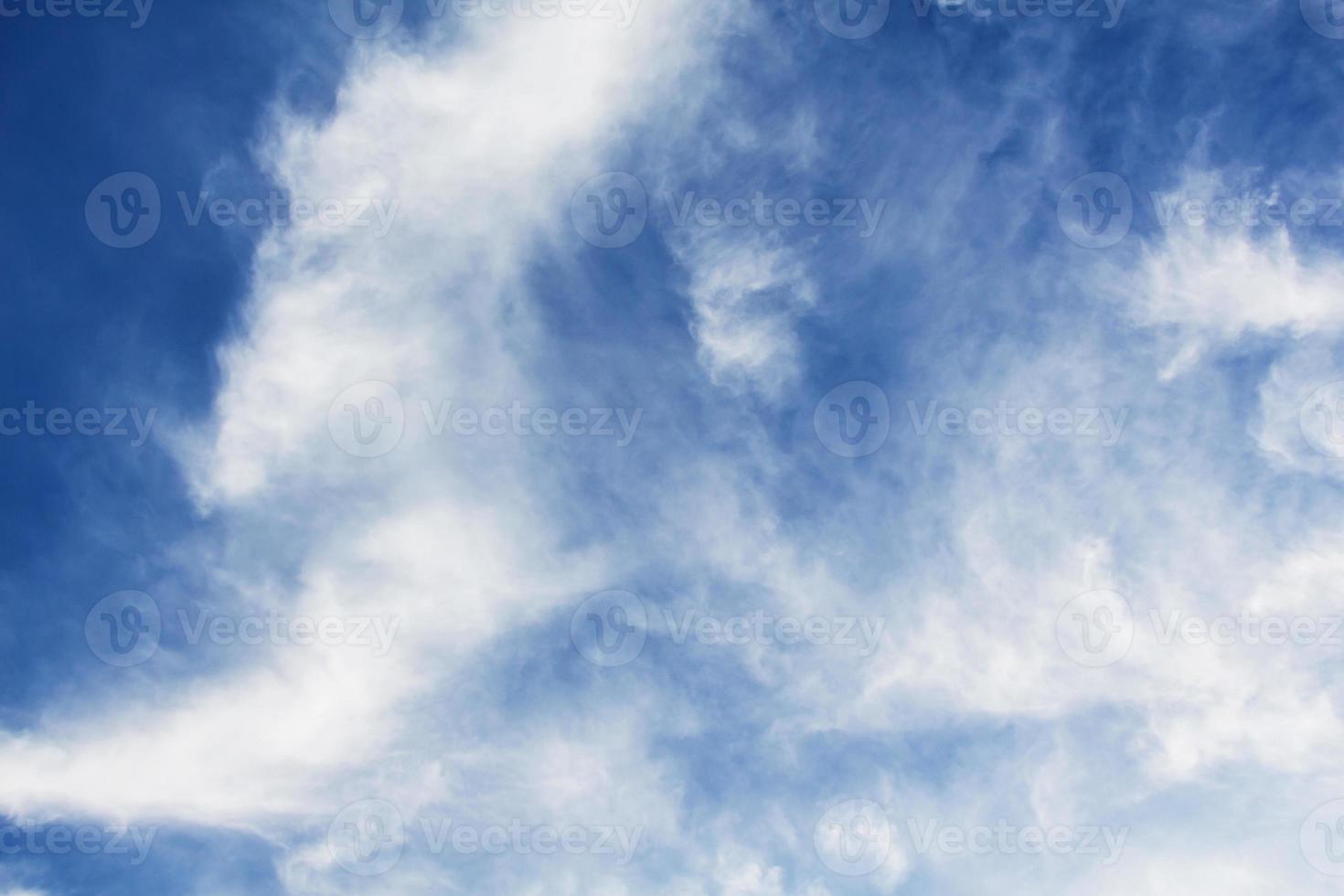 Clouds in the blue sky photo