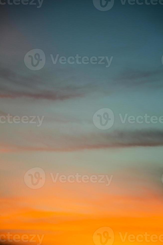 sunset and clouds photo