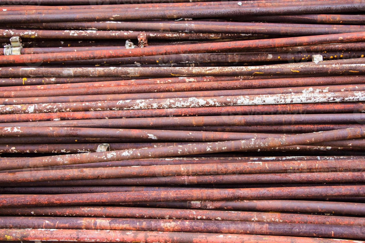 Layer of scaffolding, Thailand. photo