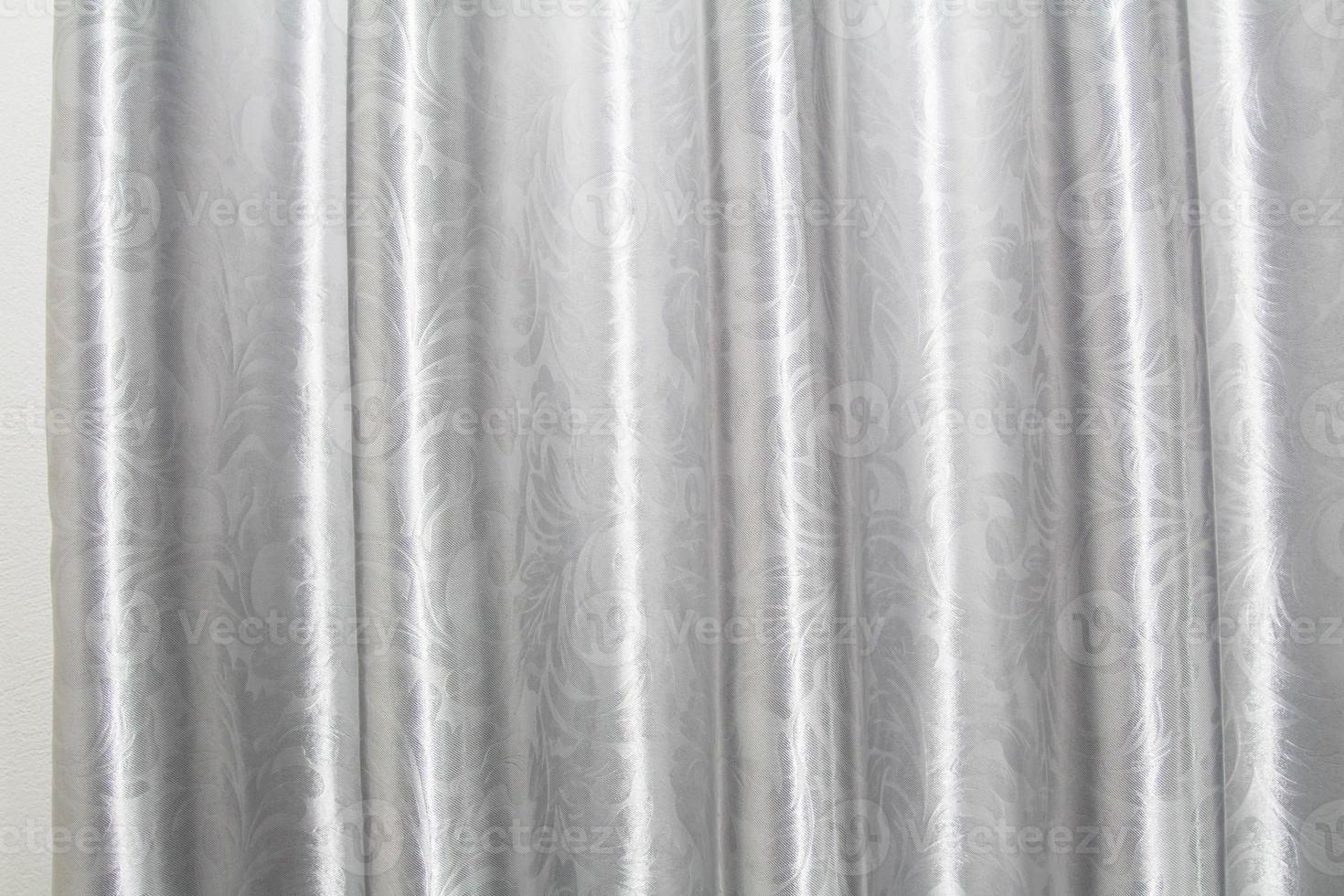 white curtain background. photo