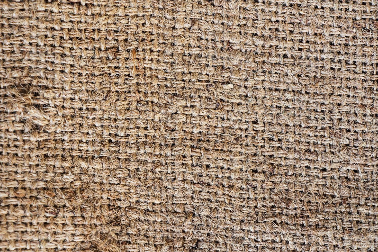 Background and texture of jute canvas photo