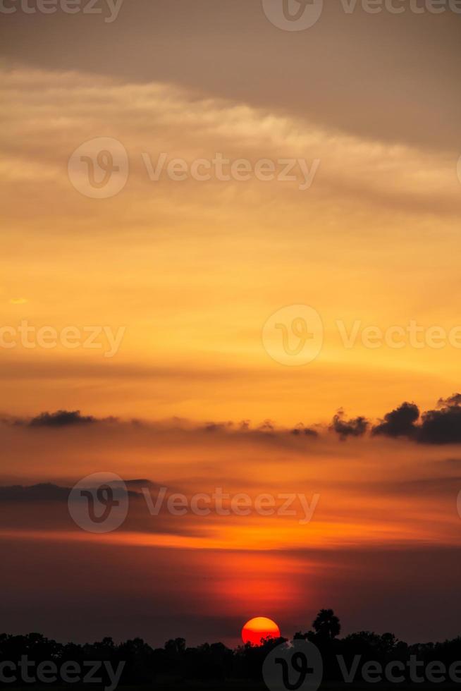 beautiful sunset clouds photo