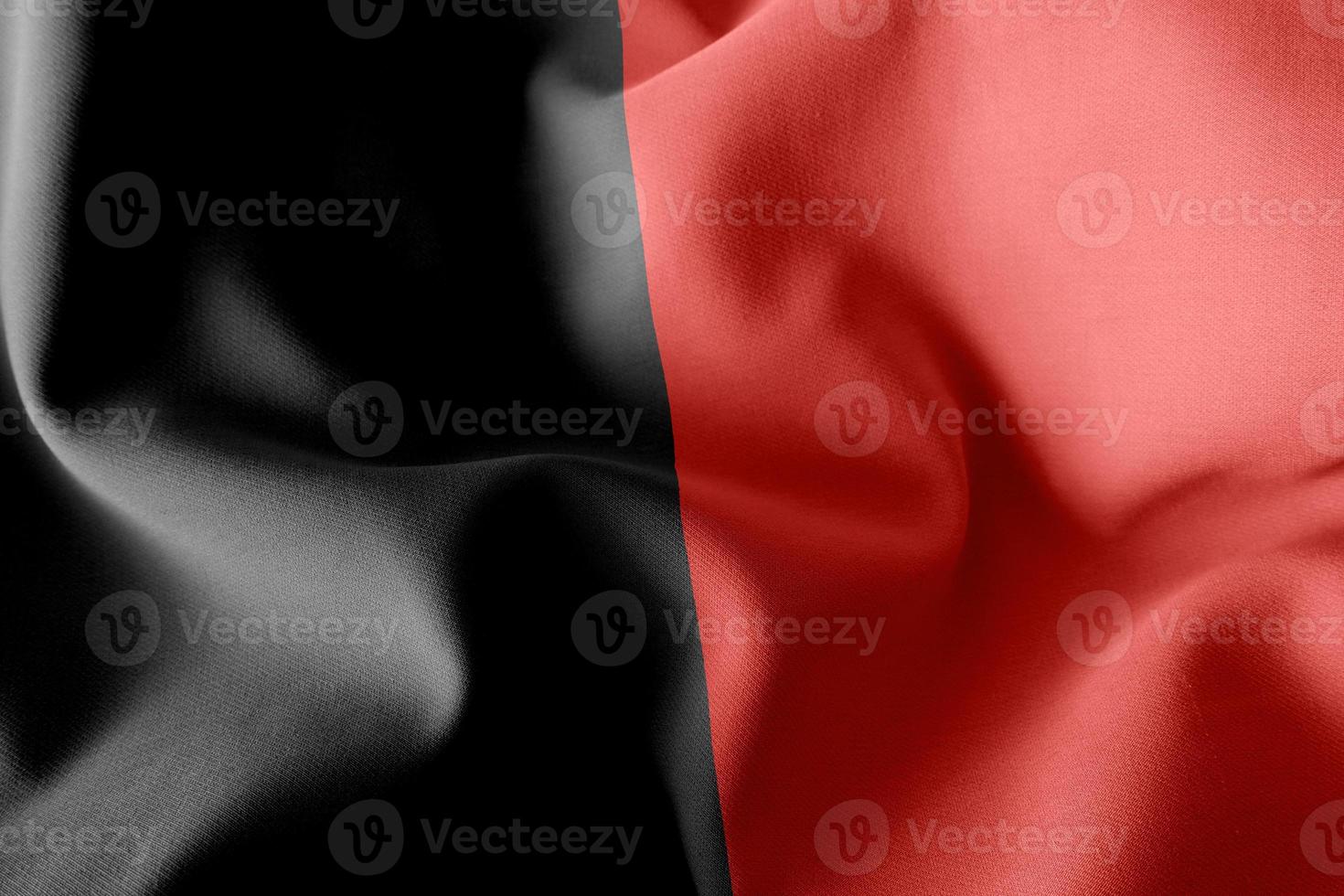 3D illustration flag of Namur is a province of Belgium photo