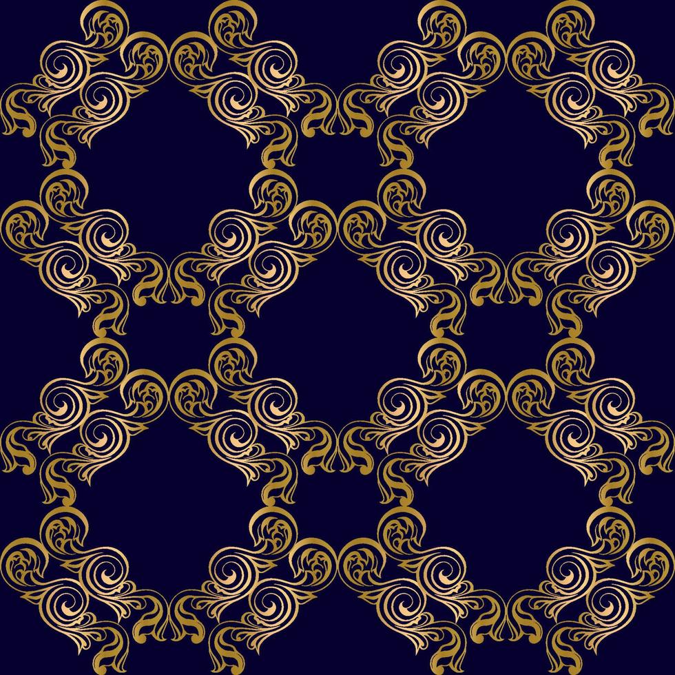 Vector damask vintage baroque scroll ornament swirl. Victorian monogram heraldic shield swirl. Retro floral leaf pattern border foliage antique  acanthus calligraphy engraved tattoo. Seamless pattern