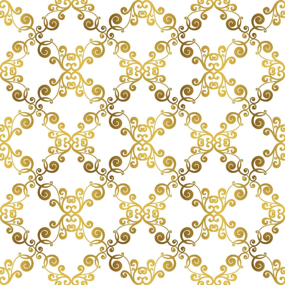 Vector damask vintage baroque ornament. Retro pattern antique style acanthus. Seamless pattern