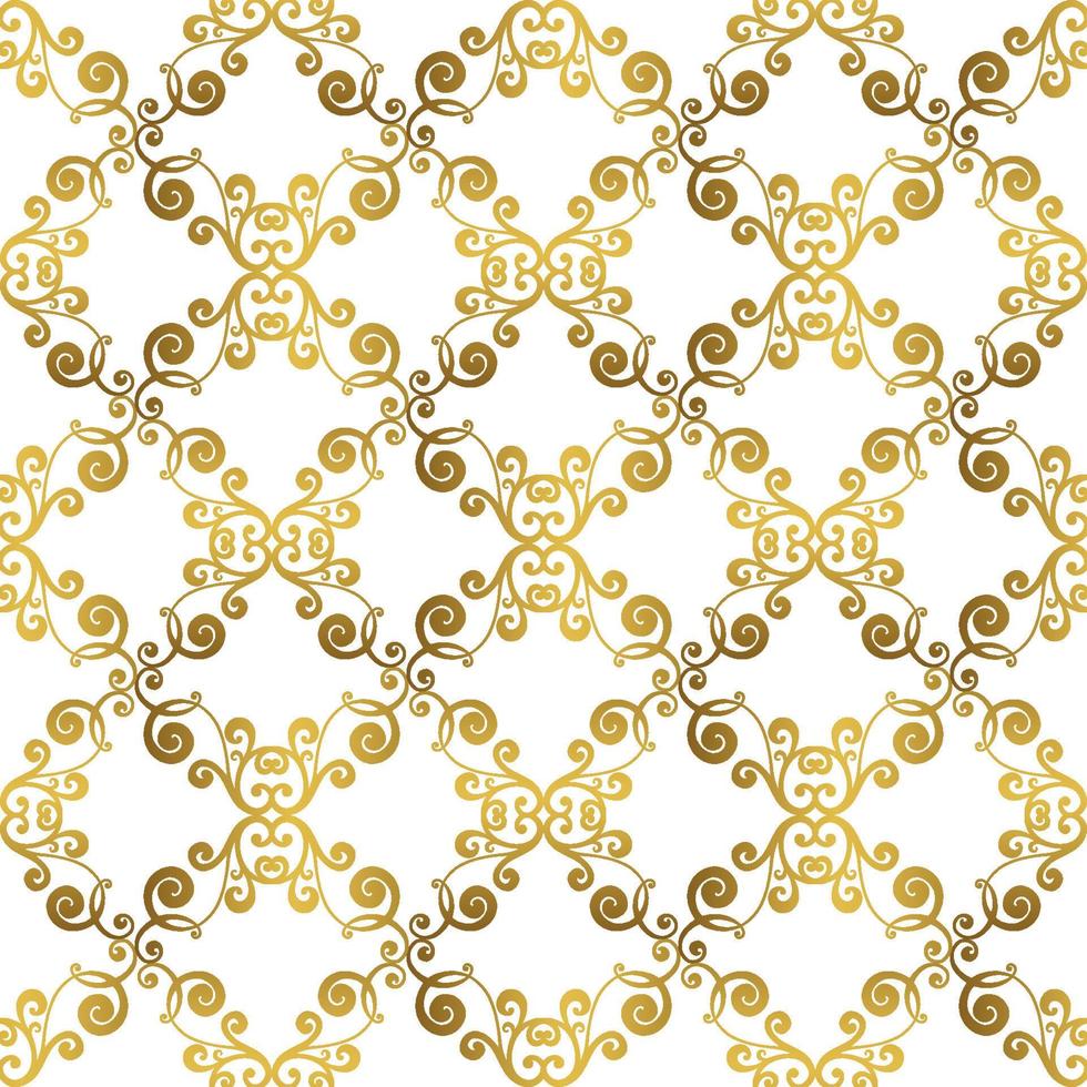 Vector damask vintage baroque ornament. Retro pattern antique style acanthus. Seamless pattern