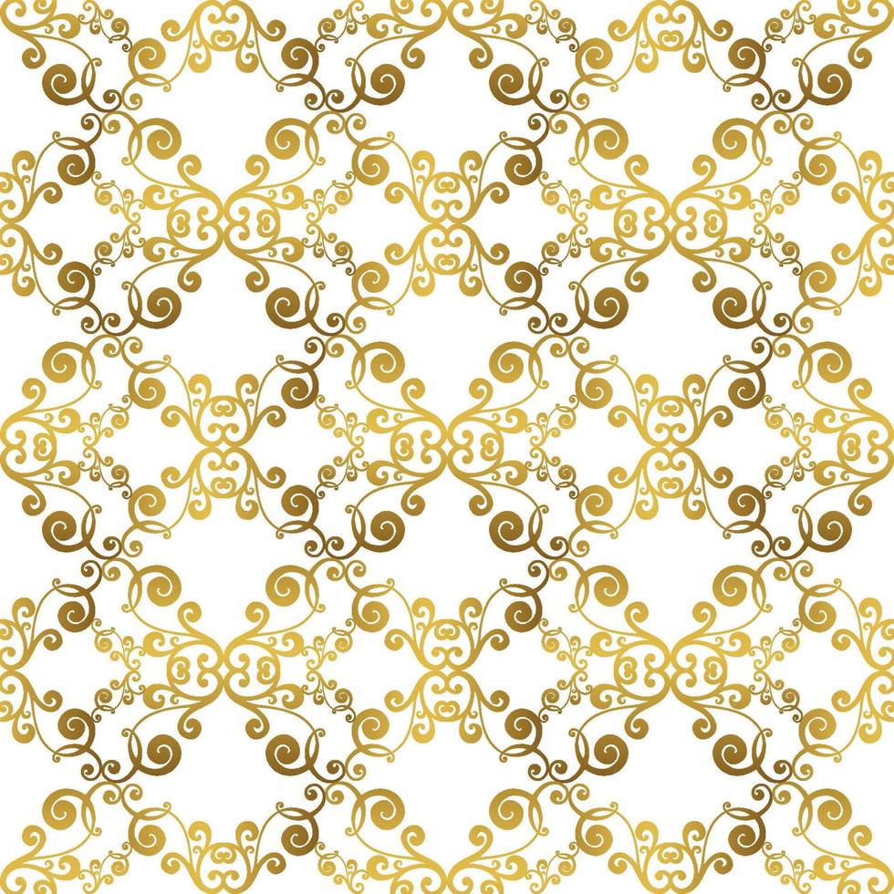 Vector damask vintage baroque ornament. Retro pattern antique style acanthus. Seamless pattern