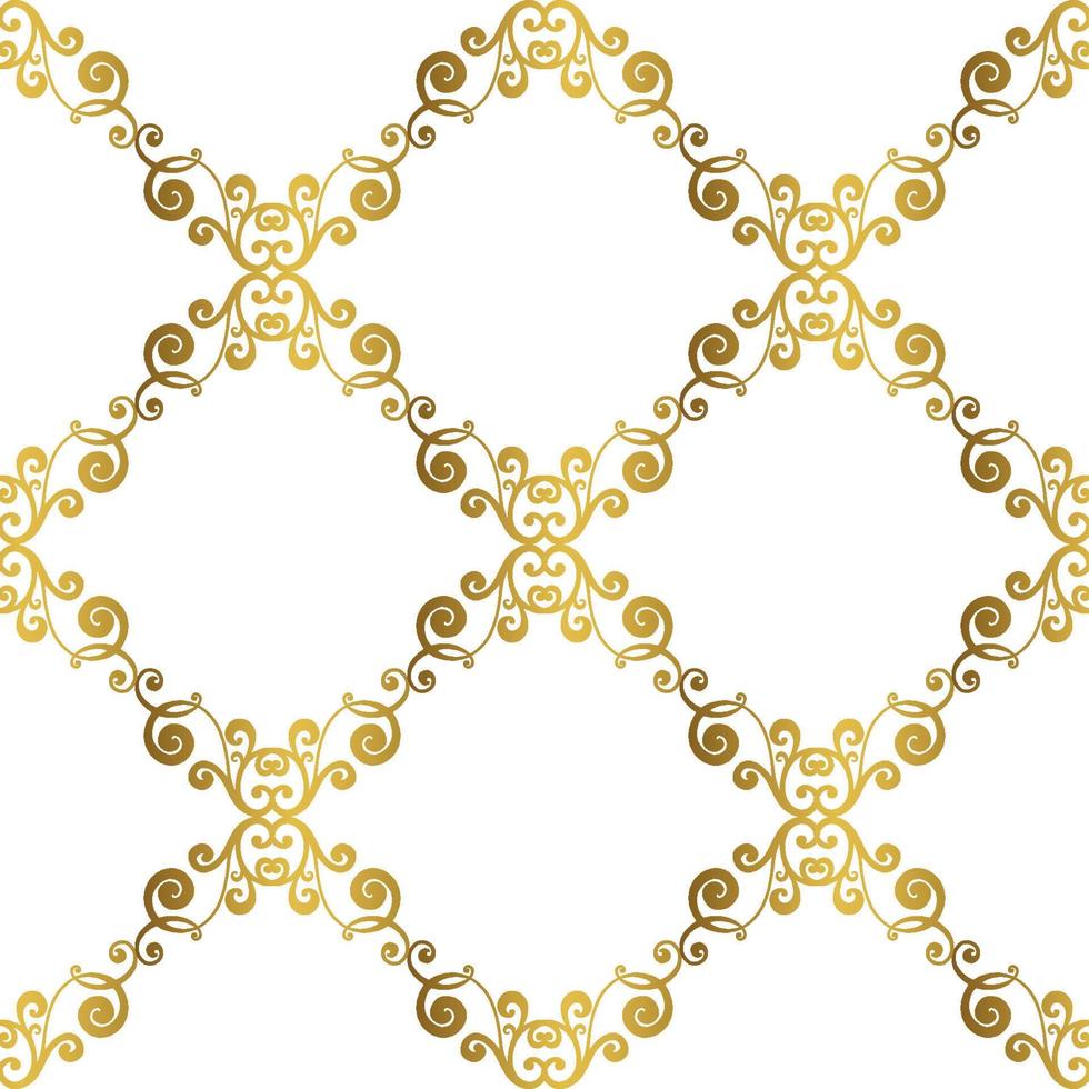 Vector damask vintage baroque ornament. Retro pattern antique style acanthus. Seamless pattern