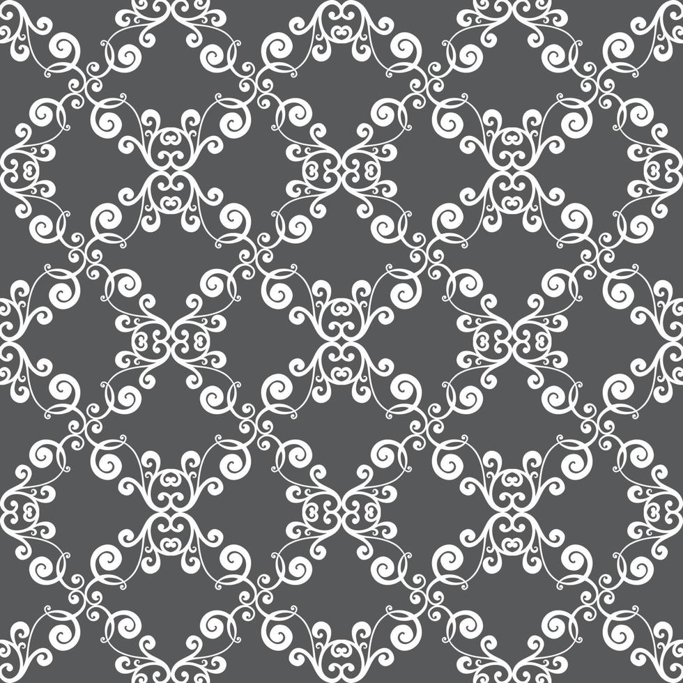 Vector damask vintage baroque ornament. Retro pattern antique style acanthus. Seamless pattern