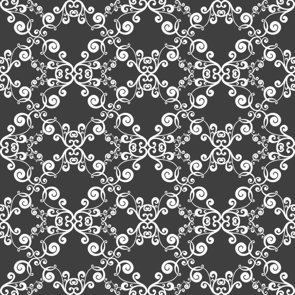 Vector damask vintage baroque ornament. Retro pattern antique style acanthus. Seamless pattern