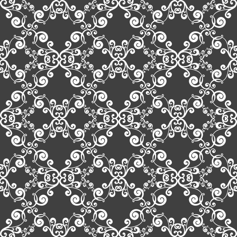 Vector damask vintage baroque ornament. Retro pattern antique style acanthus. Seamless pattern