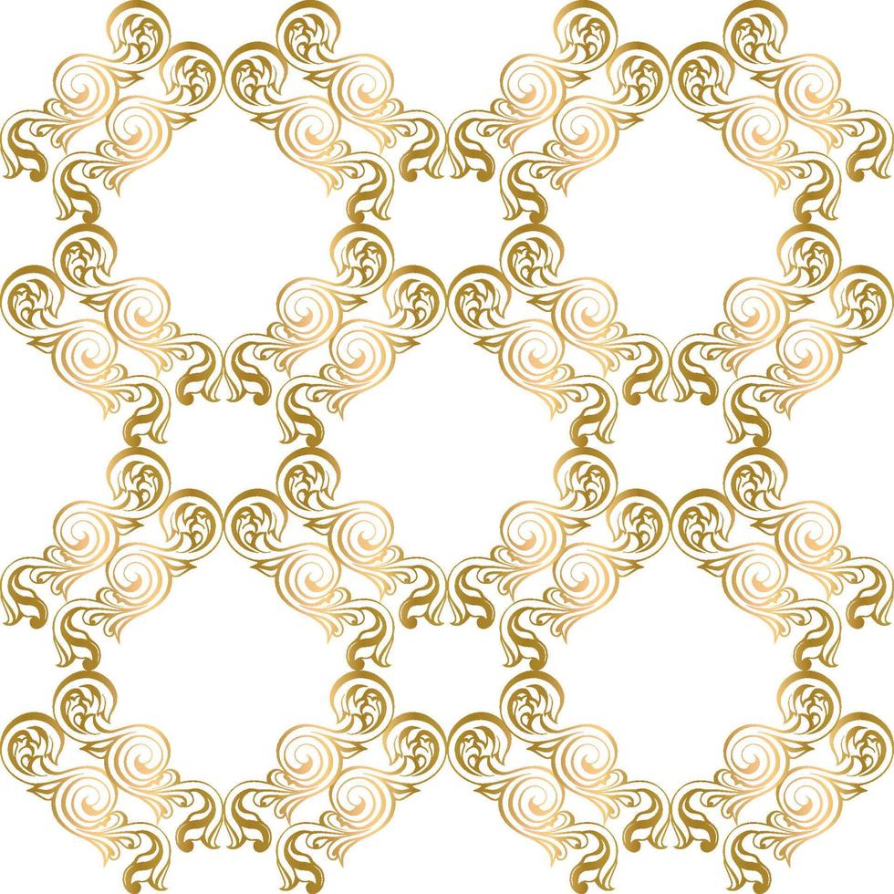 Vector damask vintage baroque scroll ornament swirl. Victorian monogram heraldic shield swirl. Retro floral leaf pattern border foliage antique  acanthus calligraphy engraved tattoo. Seamless pattern