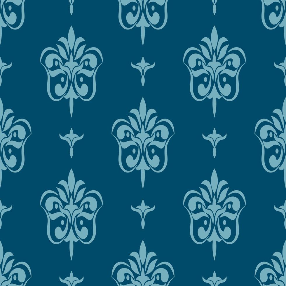 Seamless, repeat pattern,  Fat vector texture, elegant ornaments in classic style image.