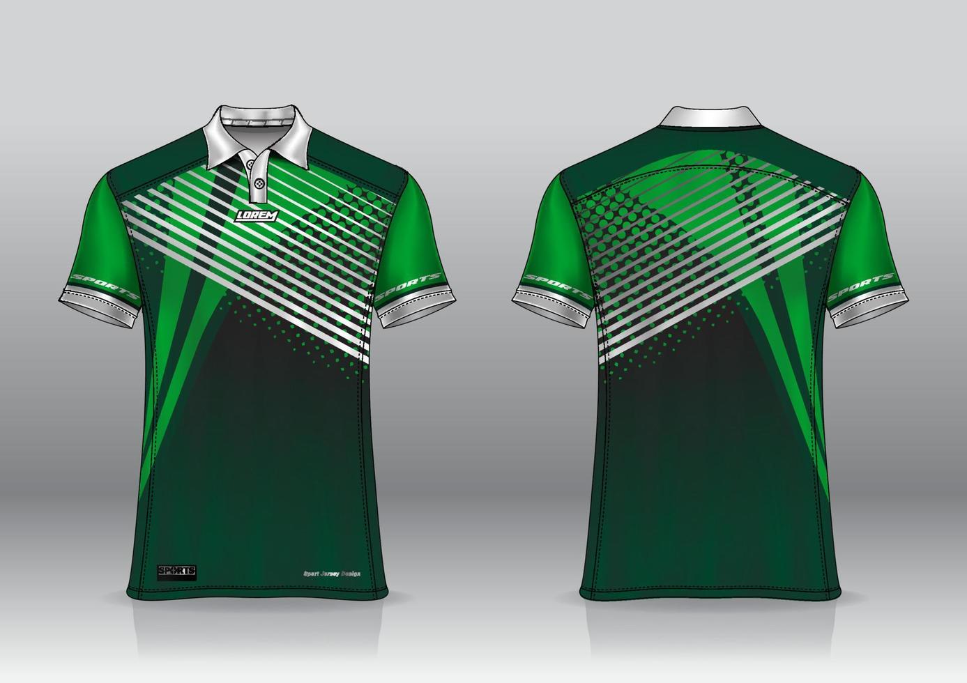 diseño de uniforme de polo para deportes al aire libre vector