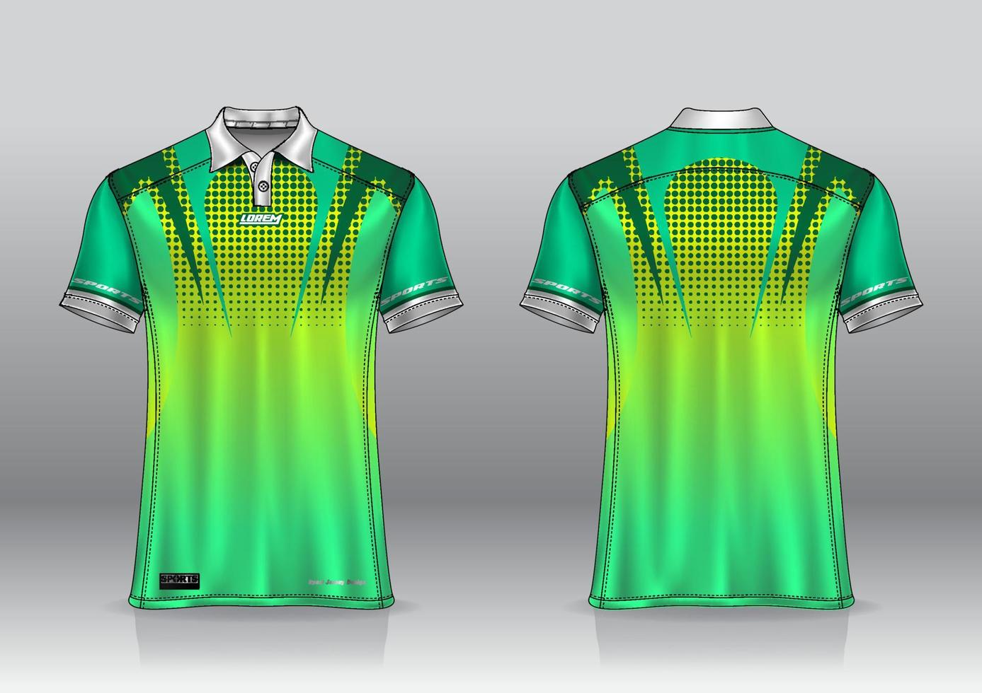 polo shirt uniform design for outdoor sports vector