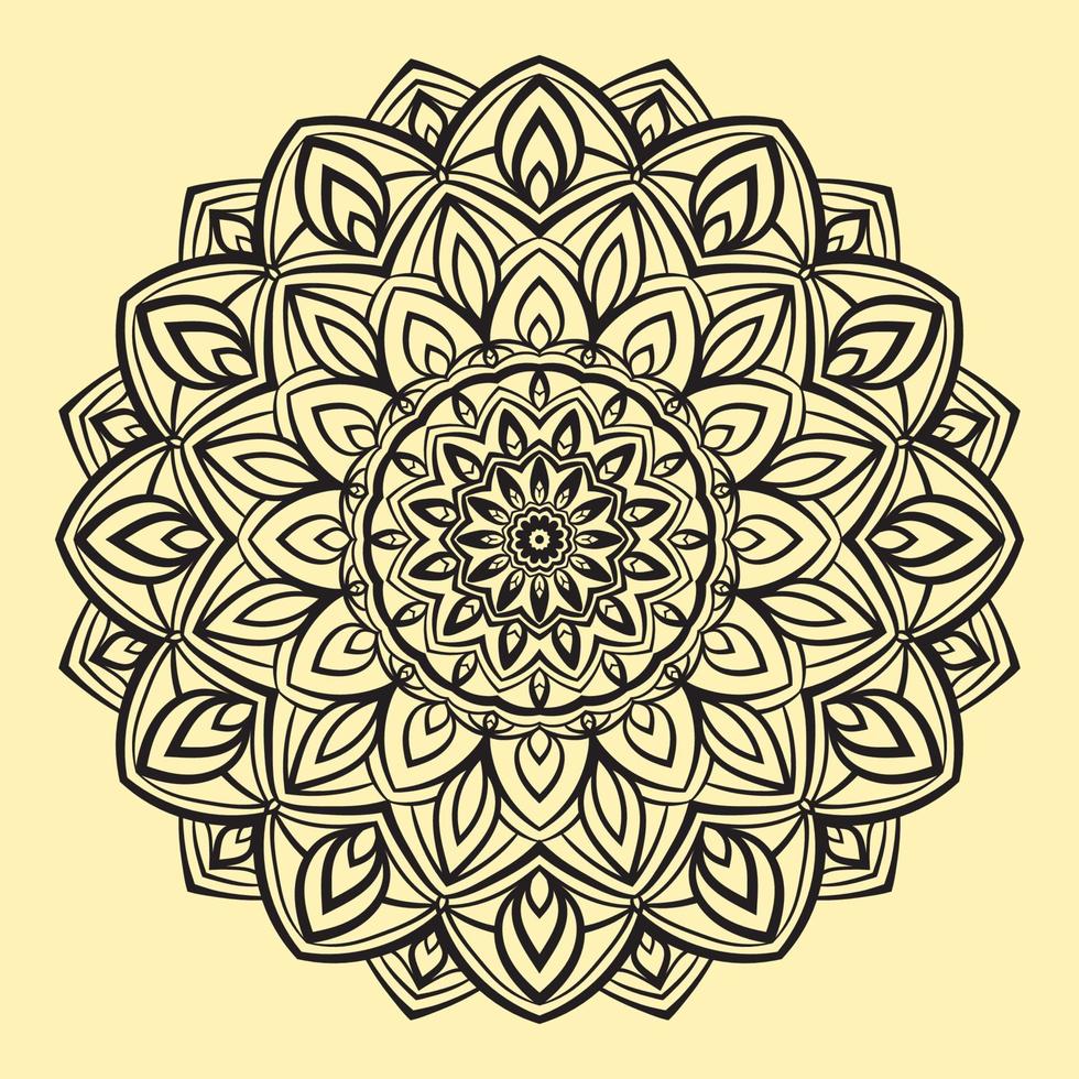 mandala abstract flower vector design element