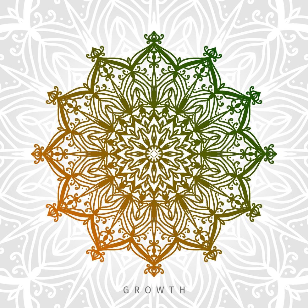 round gradient mandalas vector boost growth energy focus meditating luxury web or print ornament cover banner landing page background element