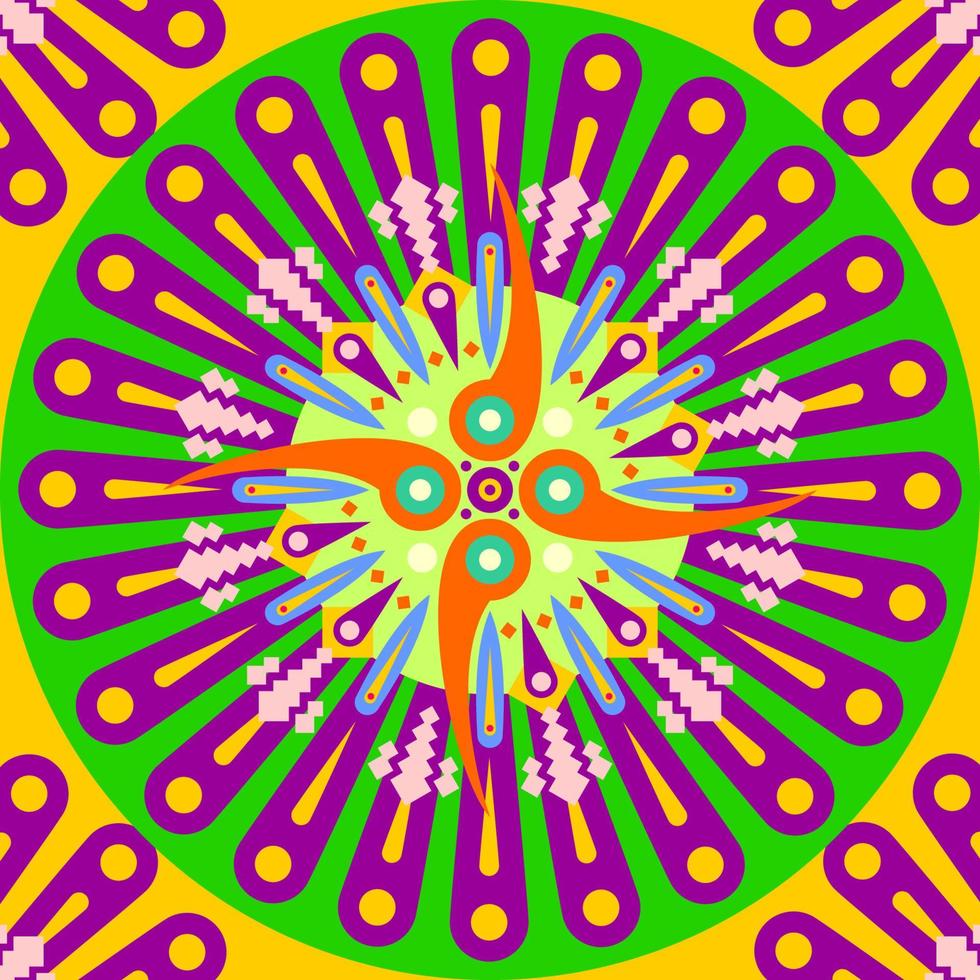 colorido mandalas decoración vector diseño ornamento fondo web o elemento de impresión