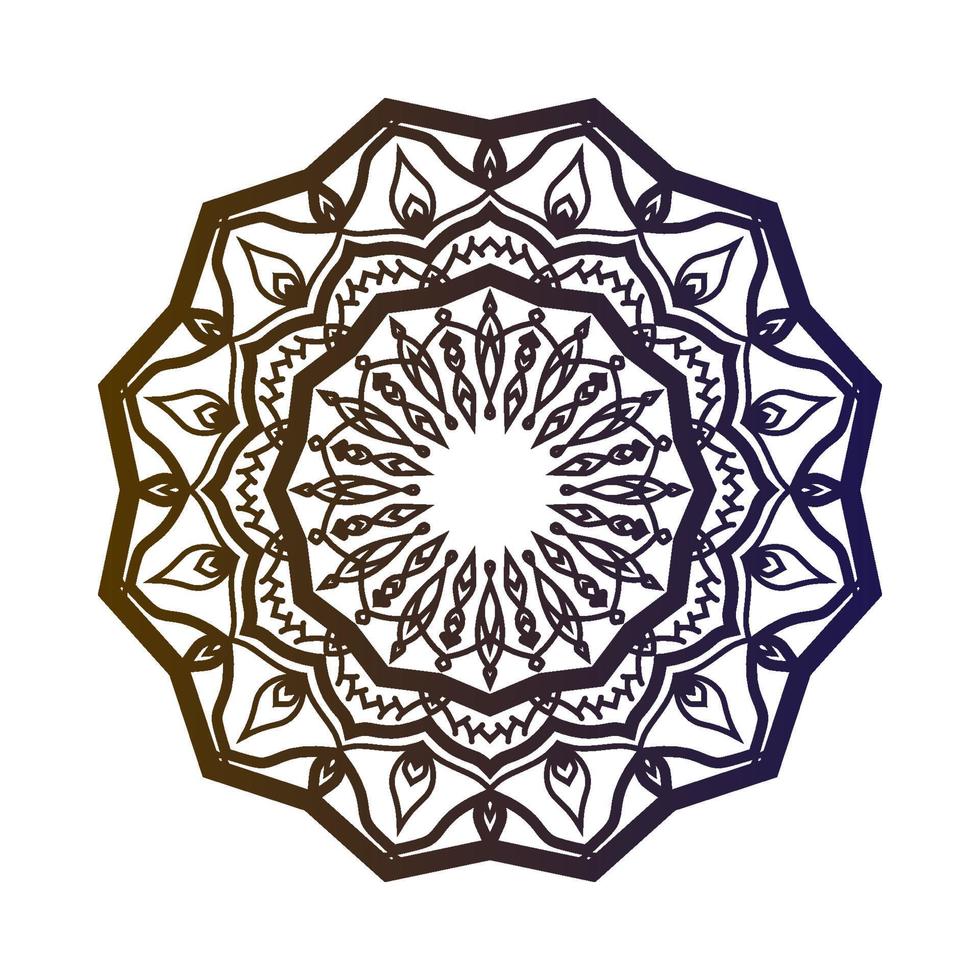 abstract round decorative design. circular decoration. simple mandala for web or print element vector