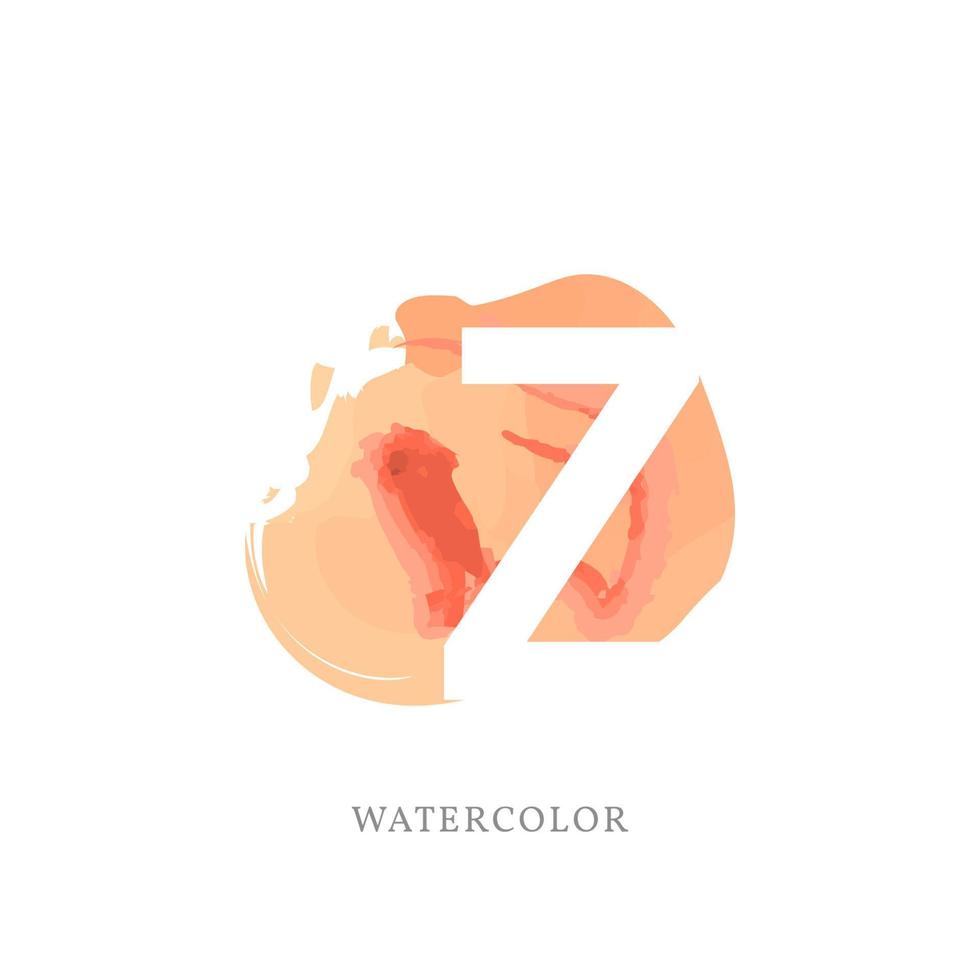 negative letter Z with watercolor splash for fashion or beauty care logo, apparel brand, personal branding identity, make up artist or any other company vector