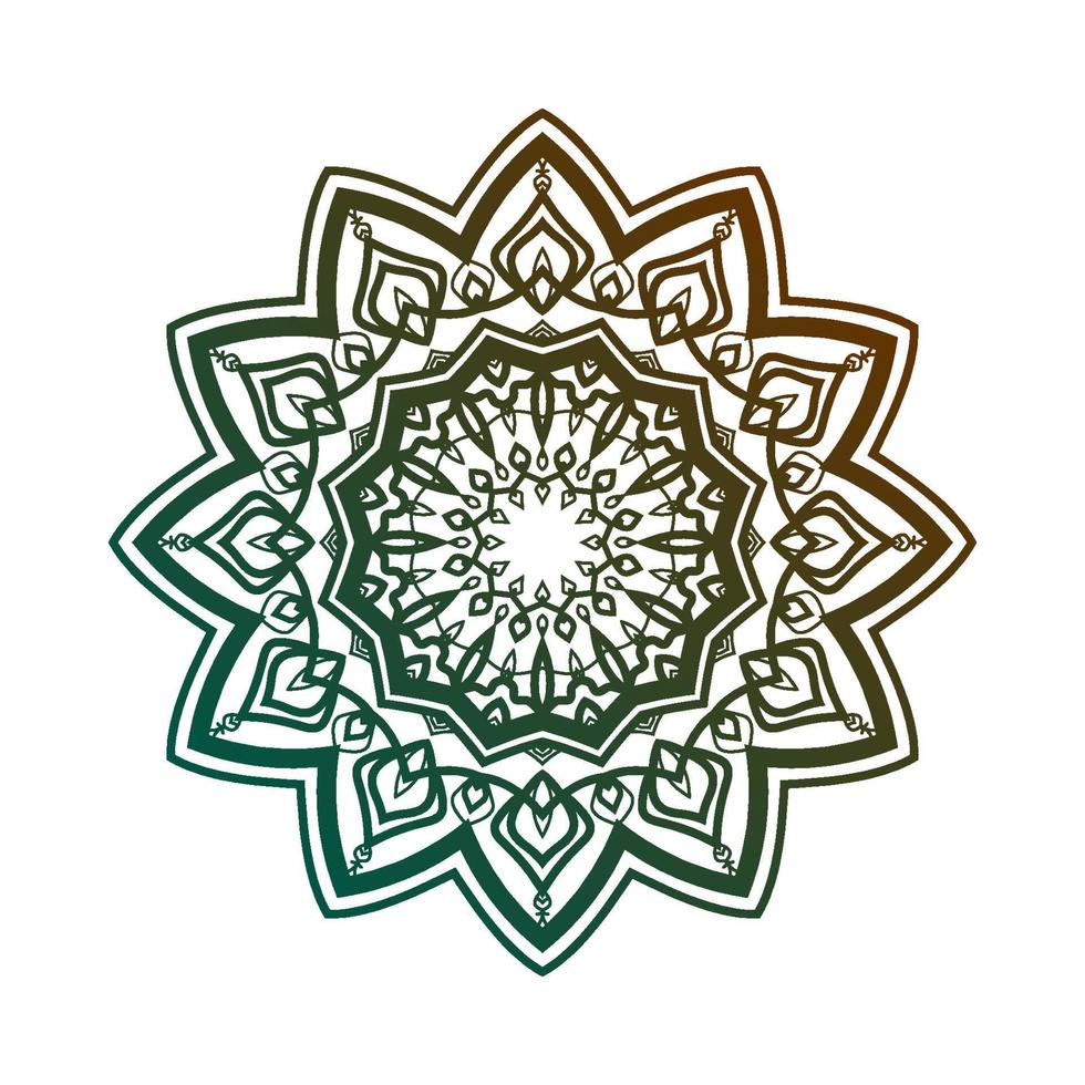 abstract round decorative design. circular decoration. simple mandala for web or print element vector