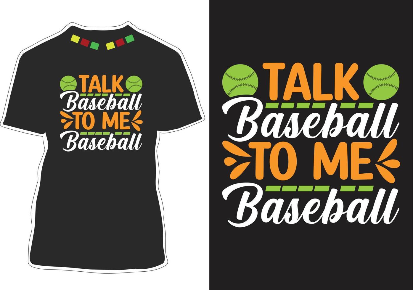 Baseball T-shirt Design Vector