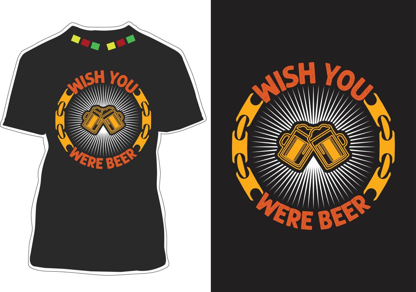 Wish You Were Beer vector