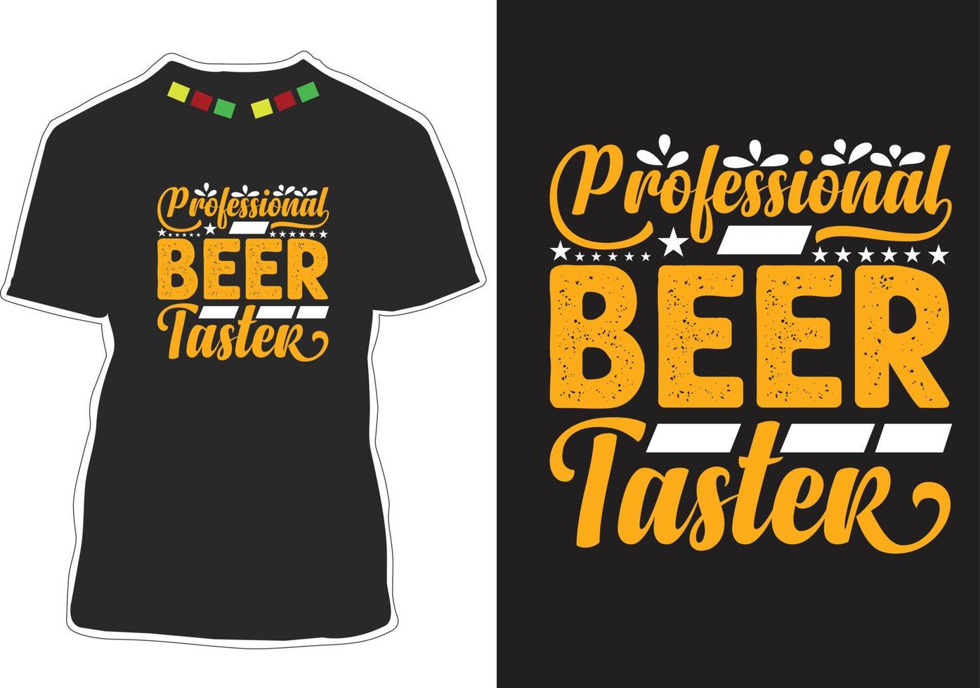 Professional Beer Taster vector