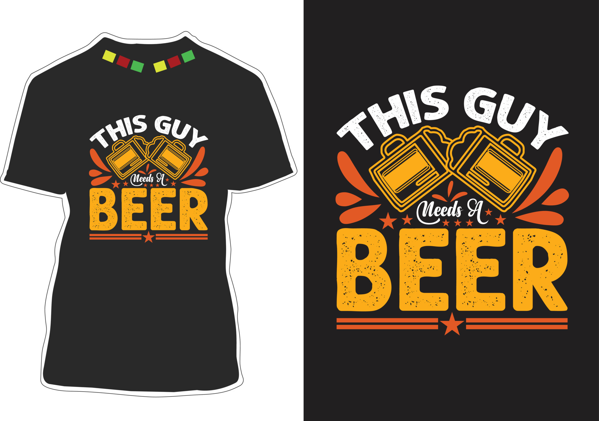 This Guy Needs A Beer 8029271 Vector Art at Vecteezy