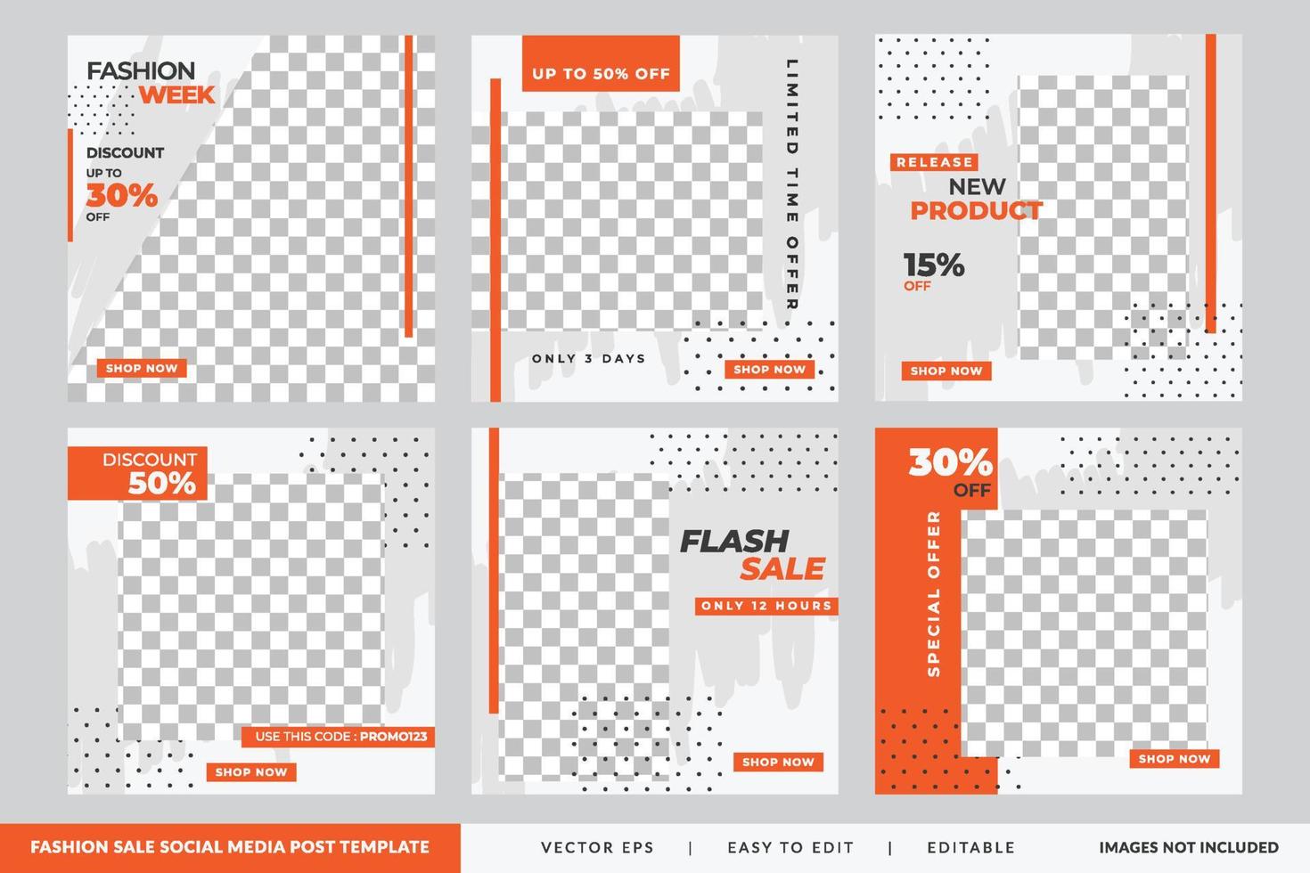 vector premium de plantilla de diseño de publicación de redes sociales de venta de moda minimalista