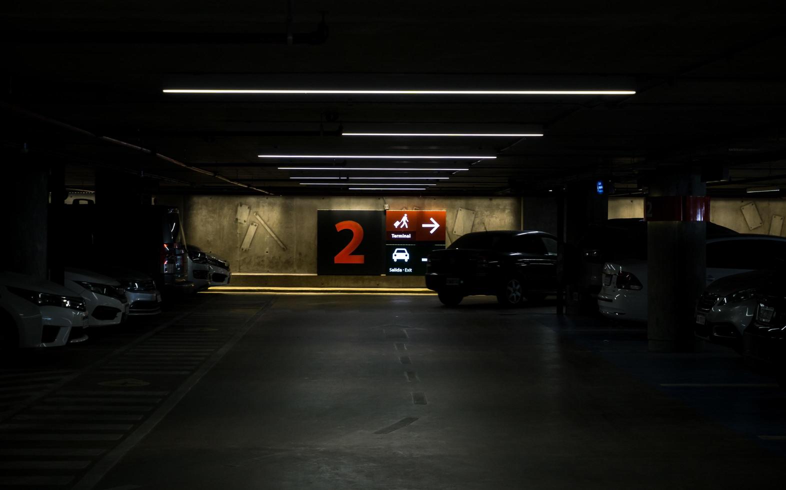 Buenos Aires, Argentina. 2019. Parking lot, second level underground photo