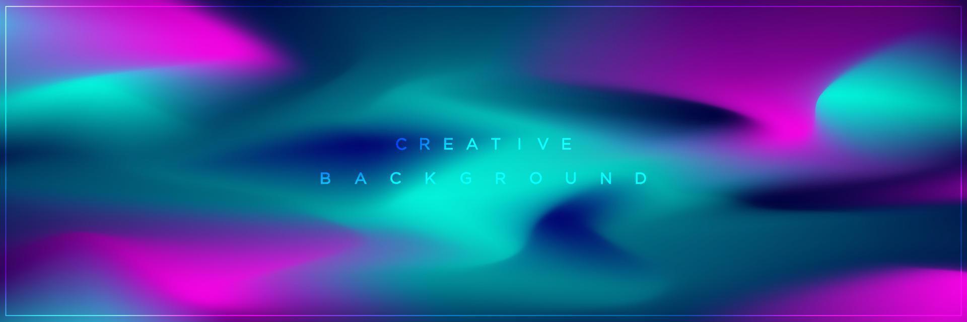 Modern abstract blue violet gradient banner background design vector