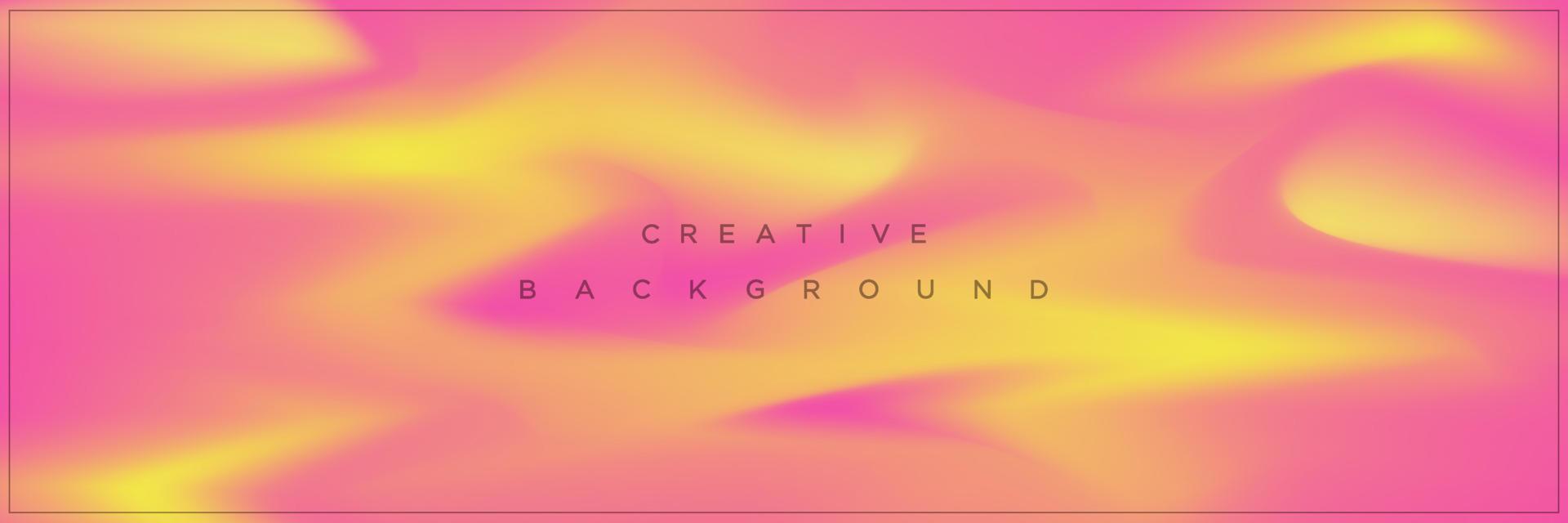 Modern abstract yellow and pink gradient banner background design vector