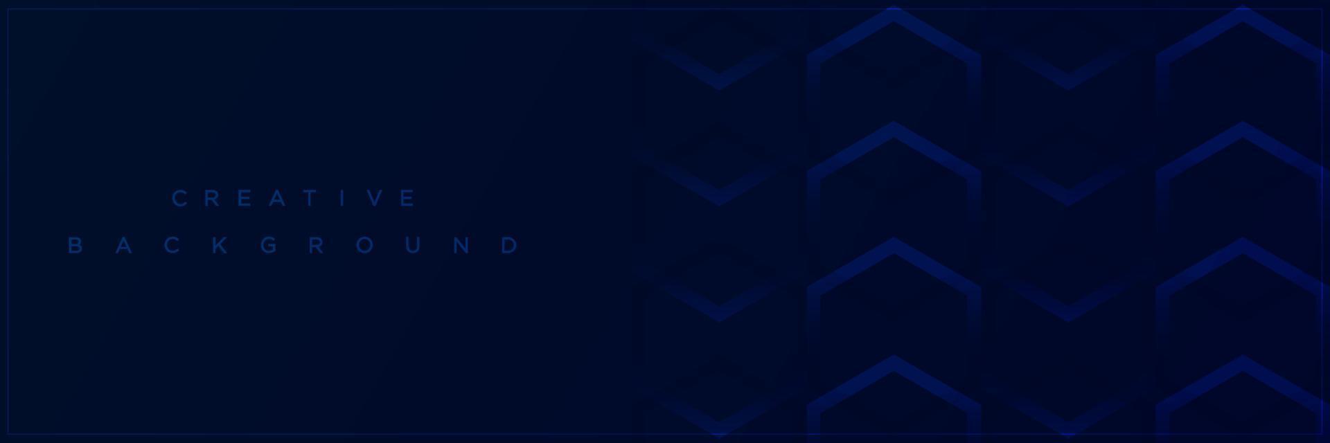 Modern abstract dark blue banner background design vector