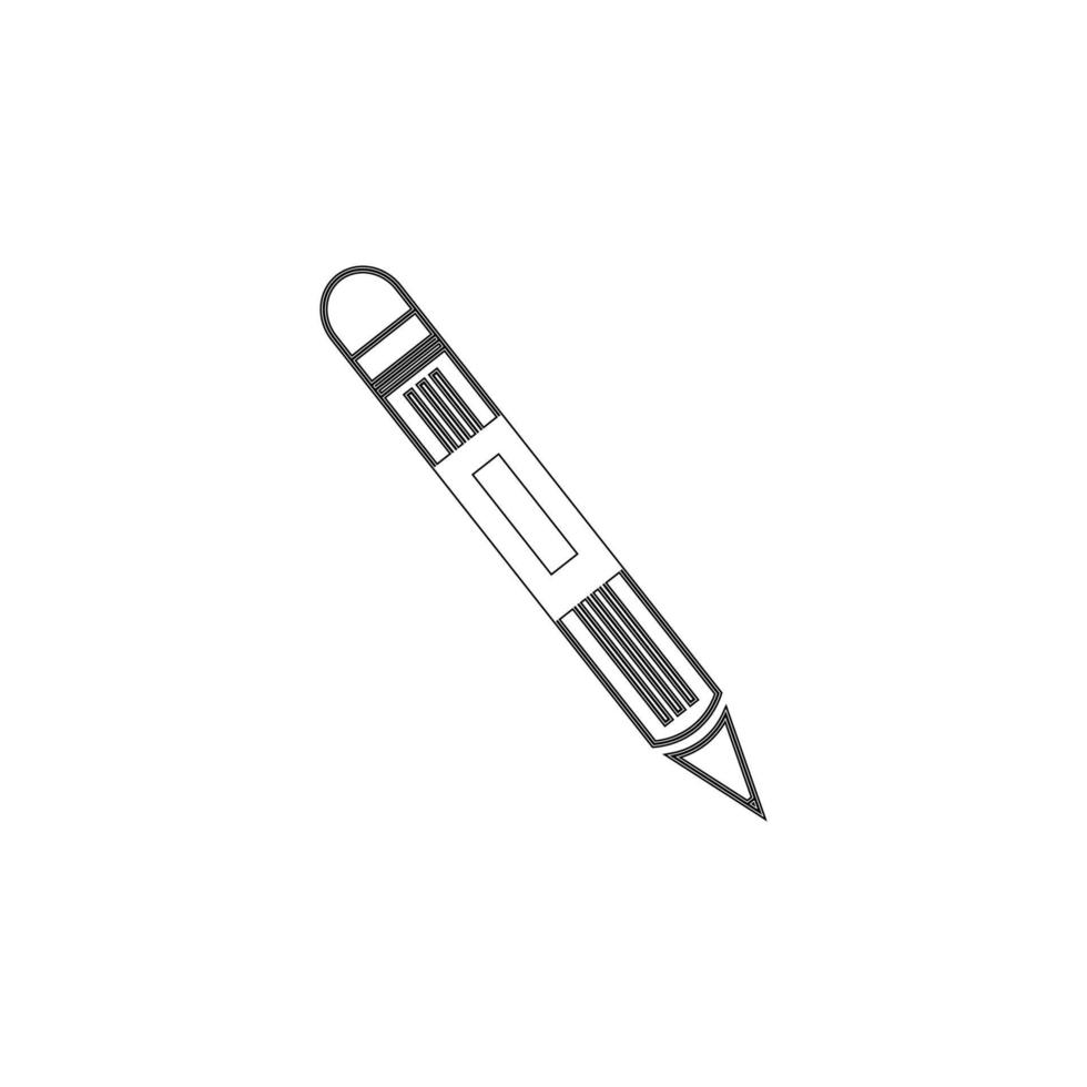 diseño de icono de lápiz vector