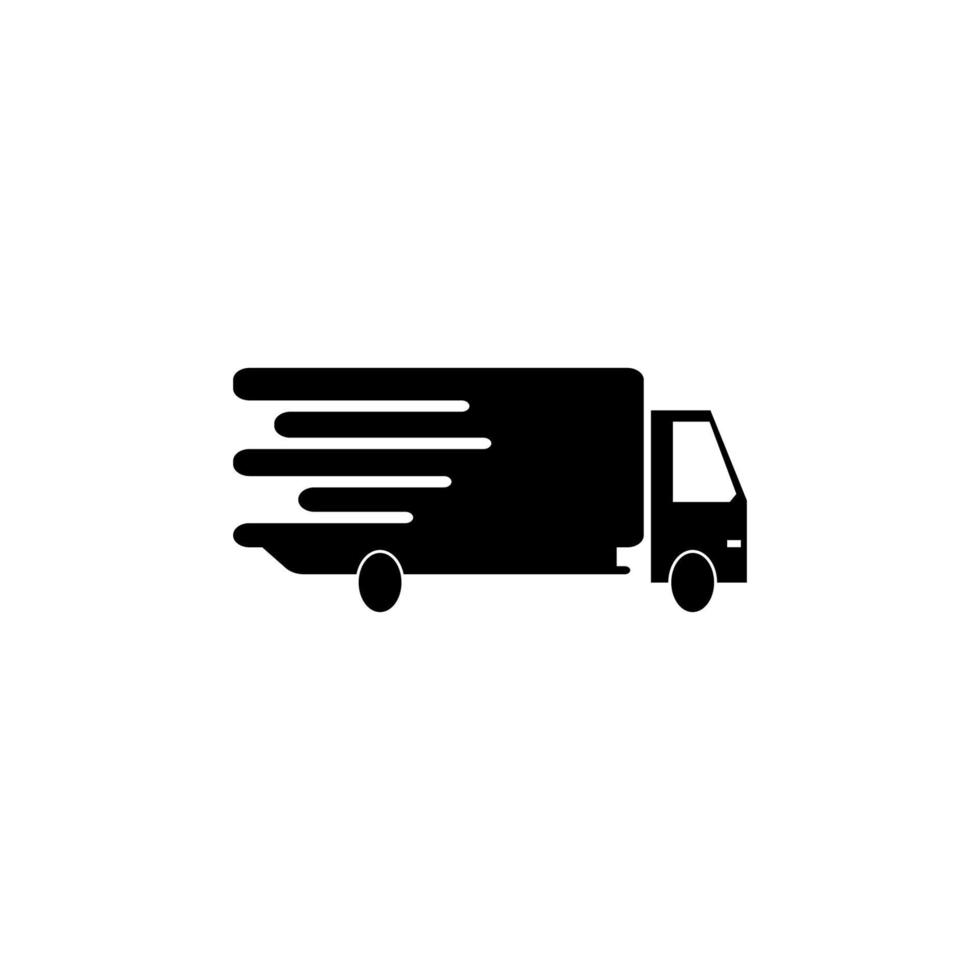 icono de camión, diseño de ilustraciones vectoriales vector