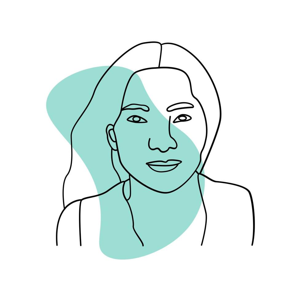 Human line art vector