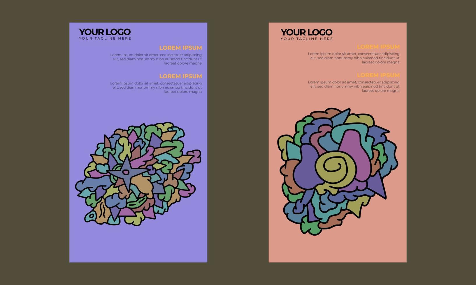 Colorful Abstract Background Pattern for Web Design, Landing Page, Social Media Story, and Print Material vector