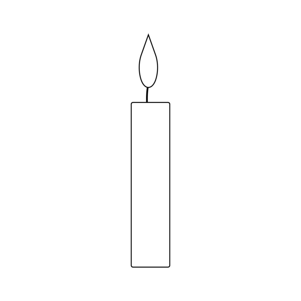 candle icon vector illustration design image element