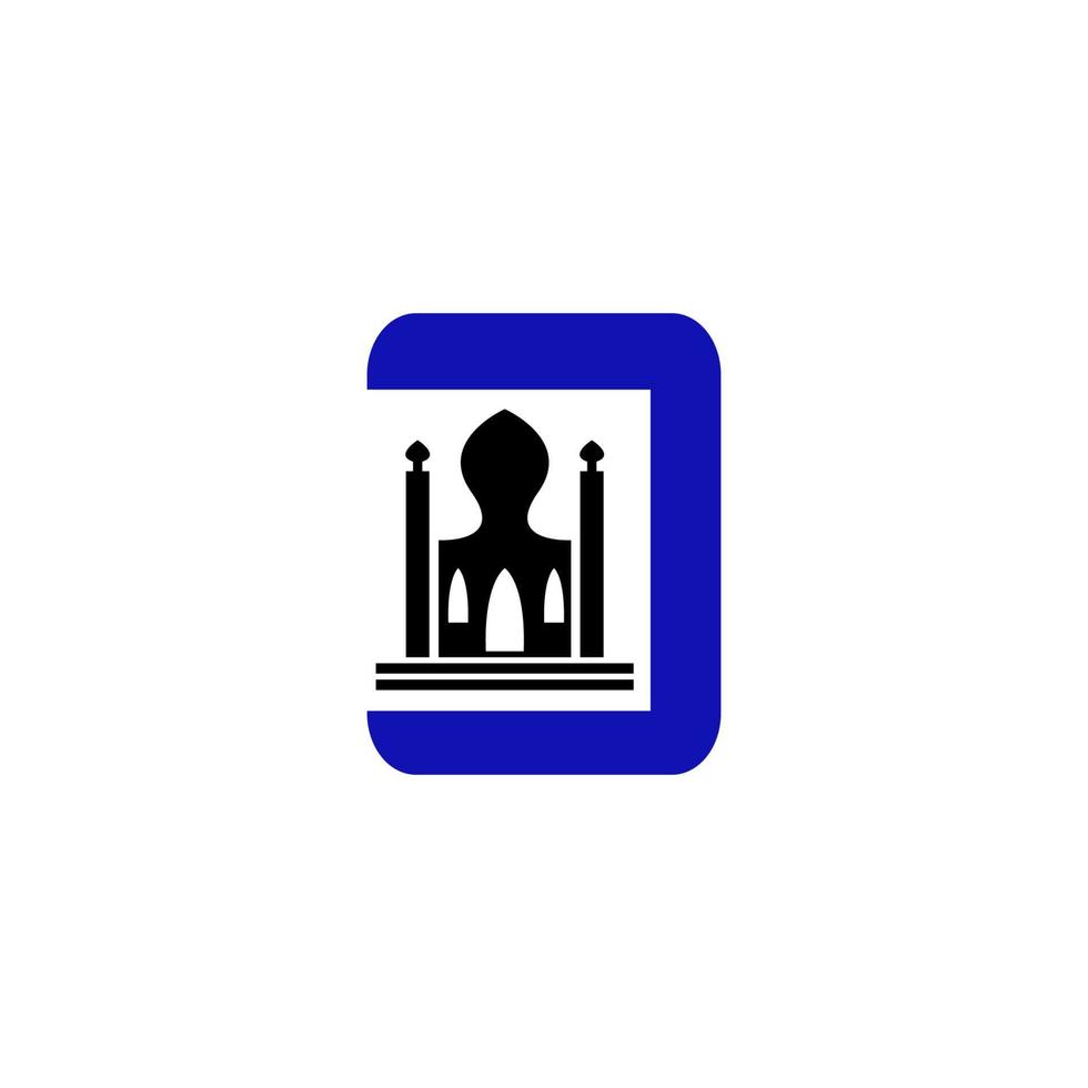 mosque icon logo image vector illustration