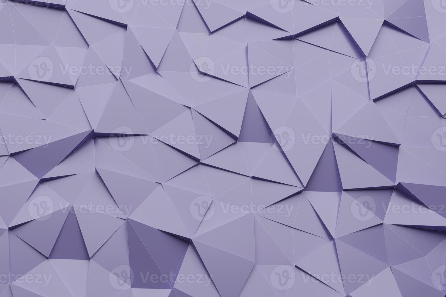 fondo geométrico violeta abstracto de la pared. renderizado 3d foto