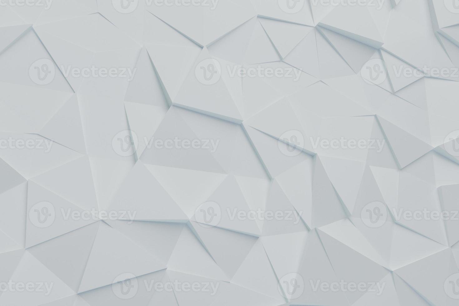 Abstract white geometric background of the wall. 3d render photo