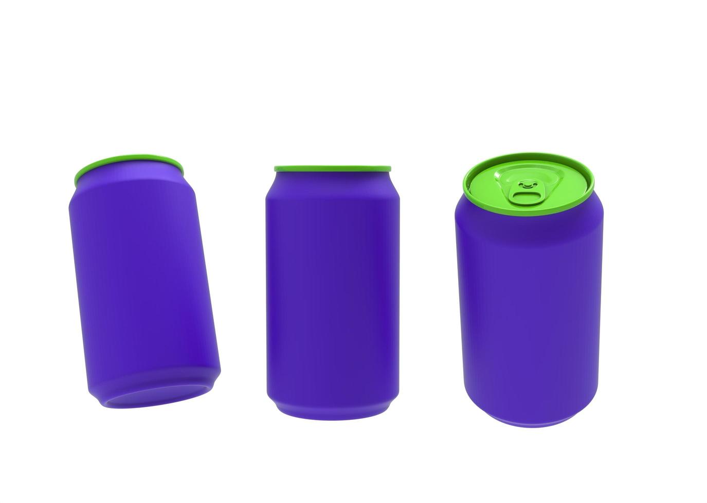 bottle set 3d rendering photo