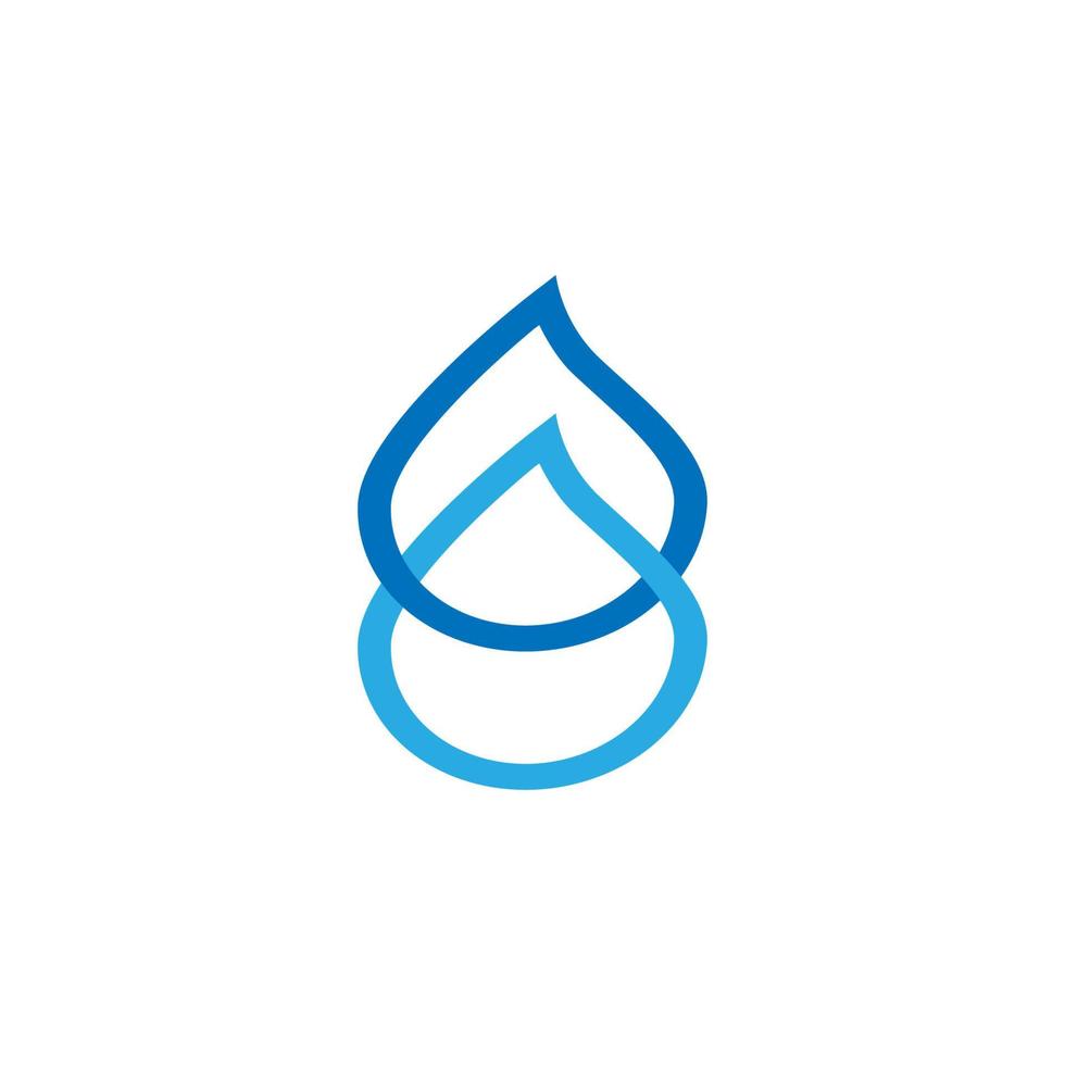 diseño de icono de gota de agua vector