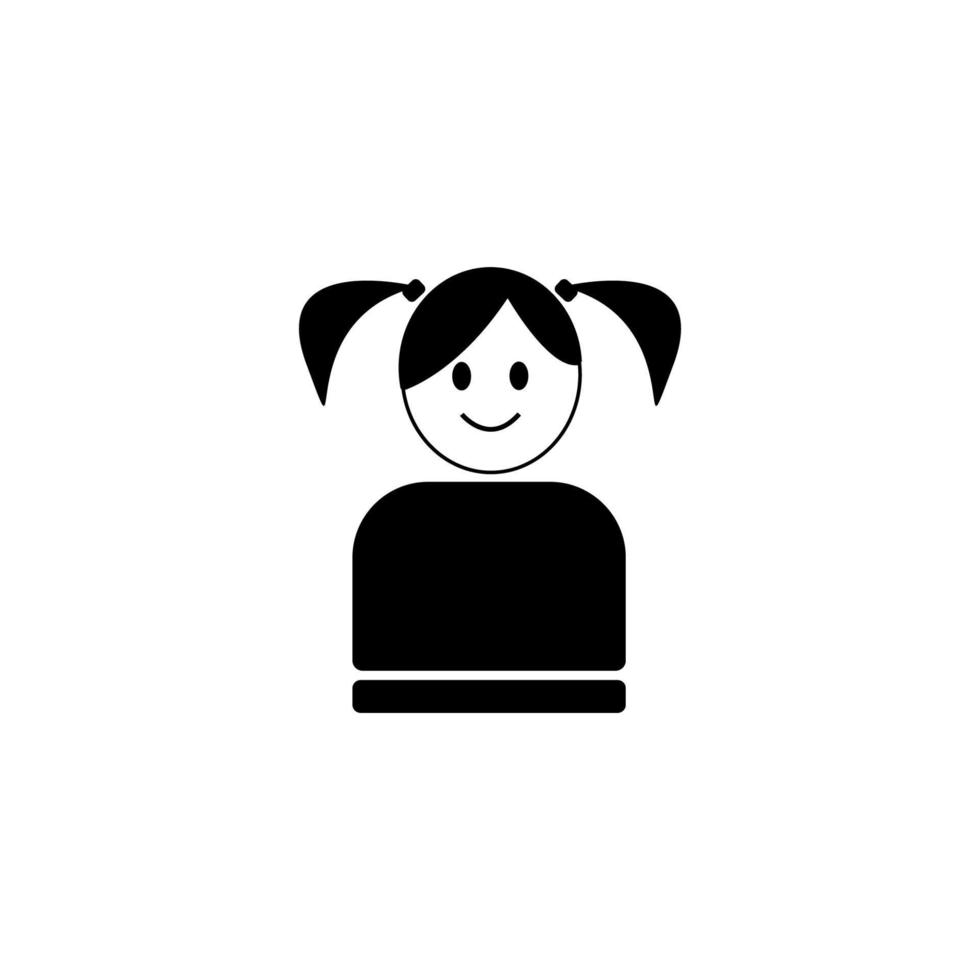 female icon image logo design vector